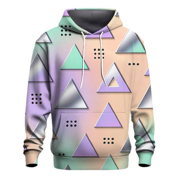 Chrome Triangle Pattern hoodies fashion