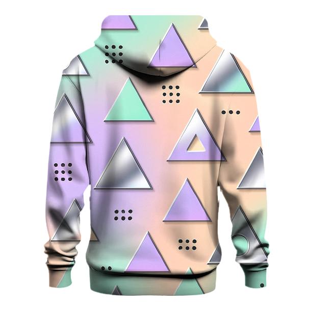 Chrome Triangle Pattern hoodies fashion