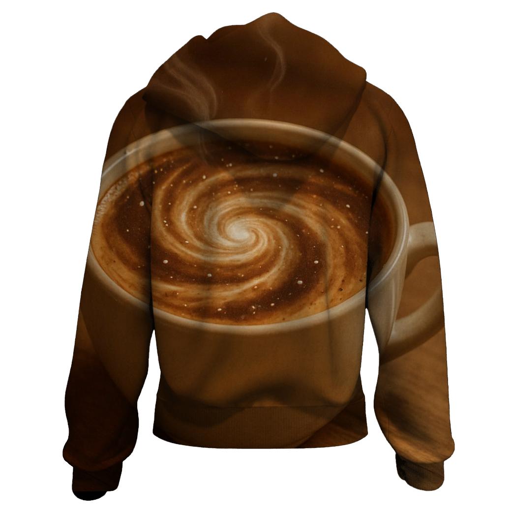 Latte Galaxy Swirl premium hoodies