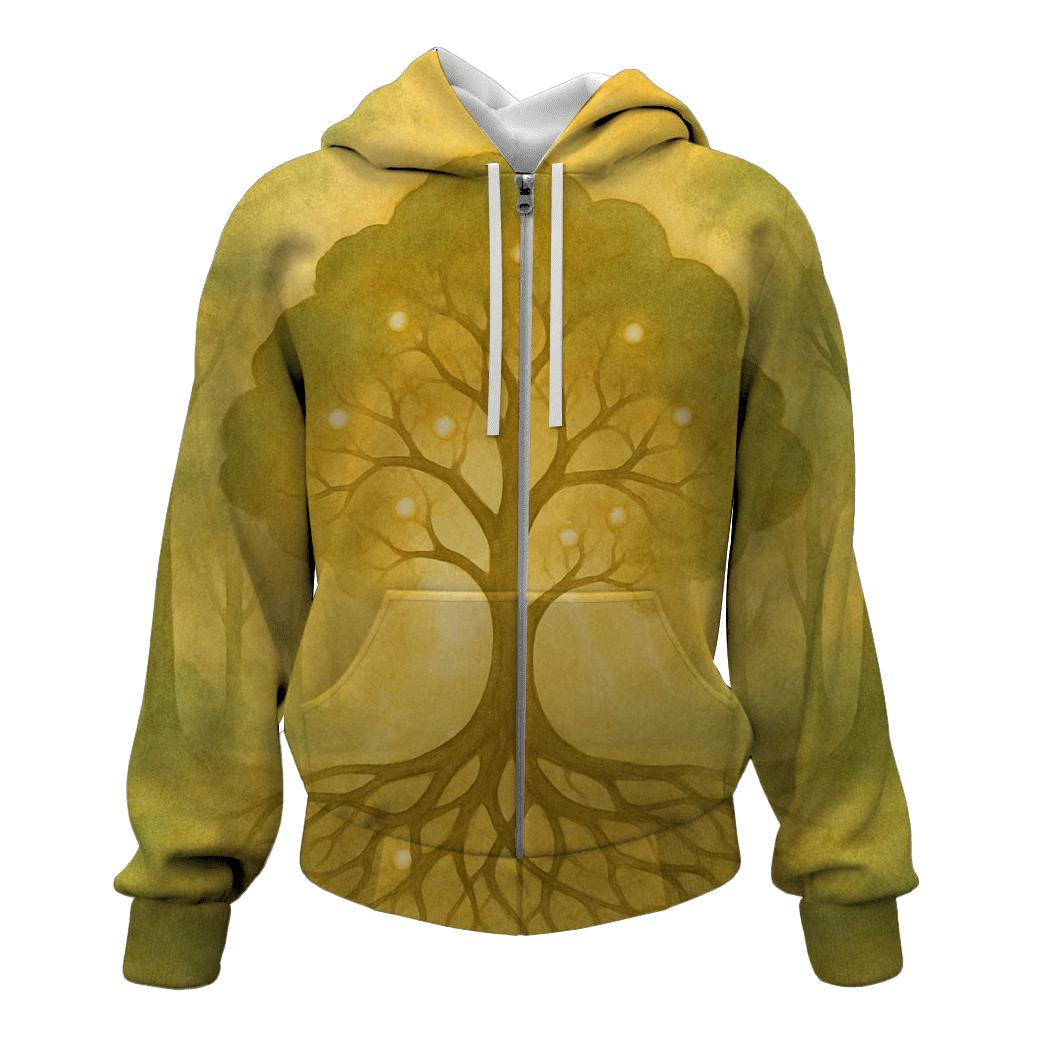 Luminous Grove pullover hoodies