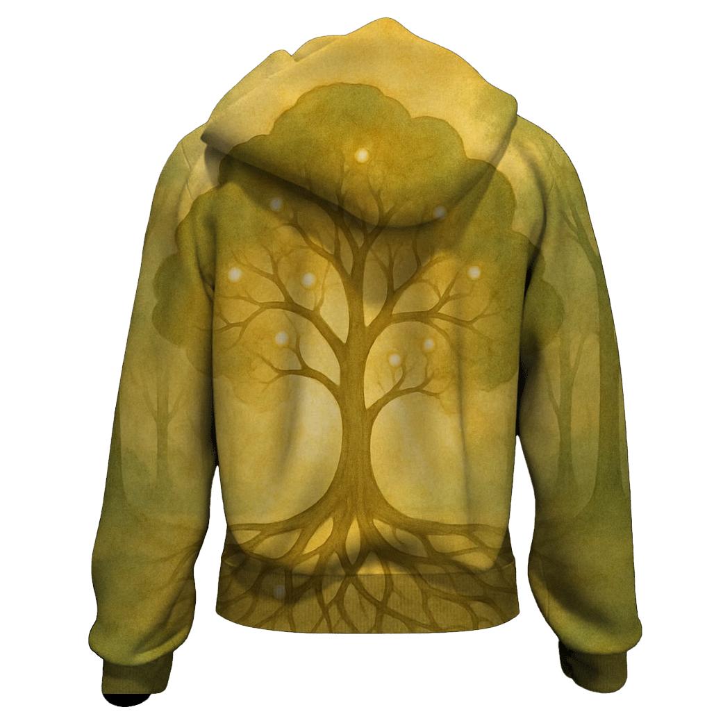 Luminous Grove pullover hoodies