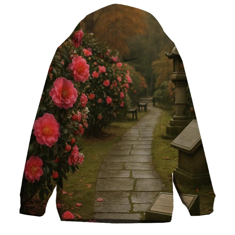 Historic Camellia Garden Path premium hoodies