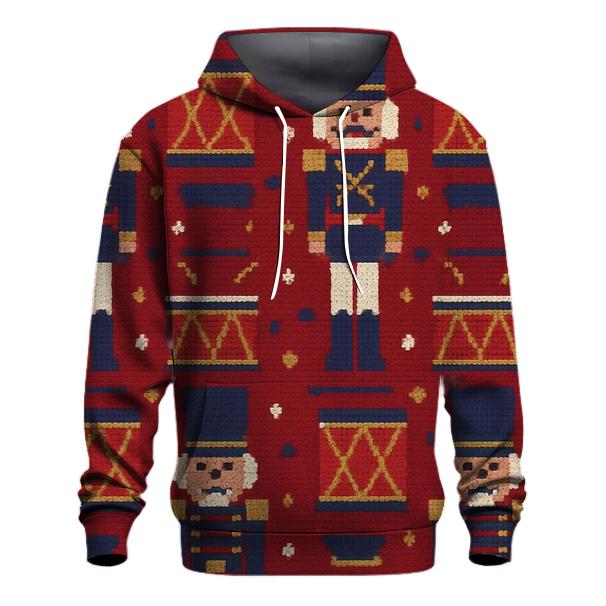 Nutcracker Mosaic Parade Design zip-up hoodies
