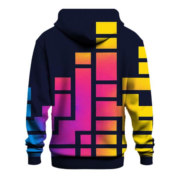 Retro Spectrum Steps lightweight hoodies