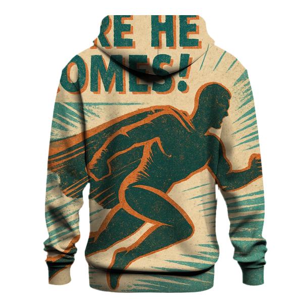 Faded Comic Book Adventure Panel printed hoodies