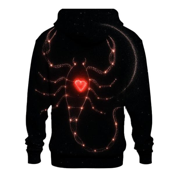 Scorpio Galactic Scorpion Design pullover hoodies
