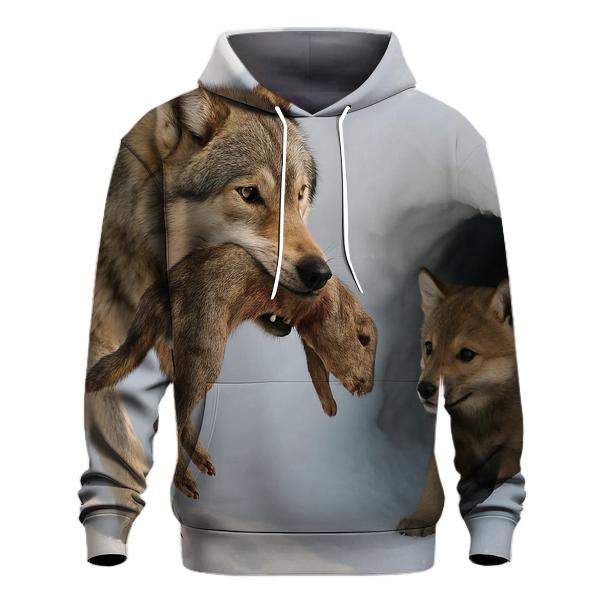 Snow Den Teaching printed hoodies