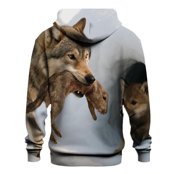 Snow Den Teaching printed hoodies