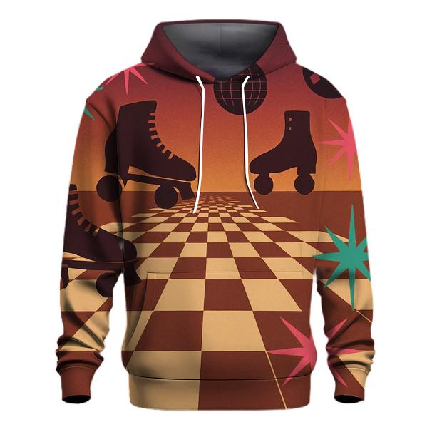 Checkerboard Roller Rink custom hoodies