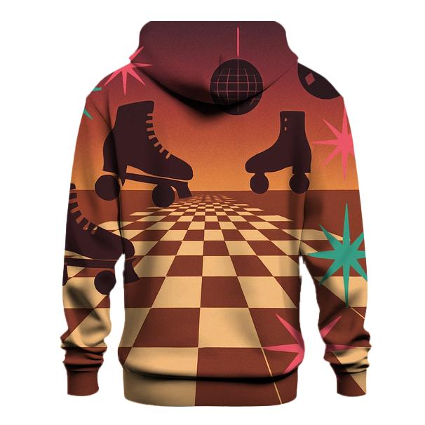 Checkerboard Roller Rink custom hoodies