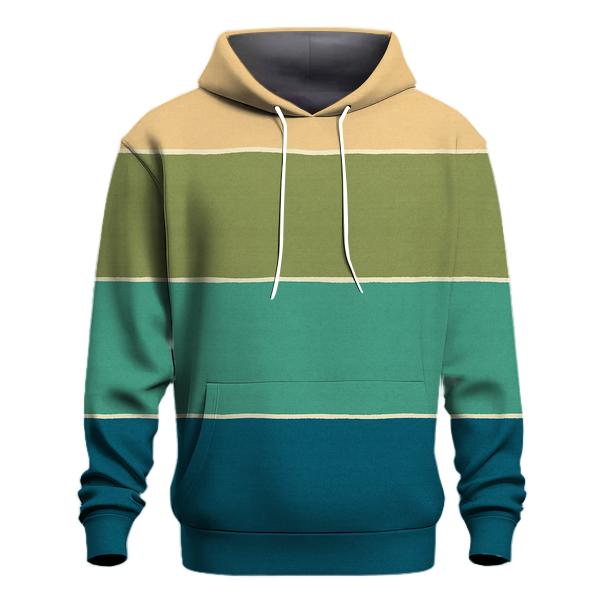 Sunset Horizon Stripes lightweight hoodies