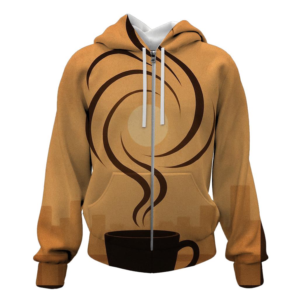 Steam Spiral Sunrise heavyweight hoodies