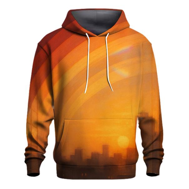 Sunset Prism Curve graphic hoodies