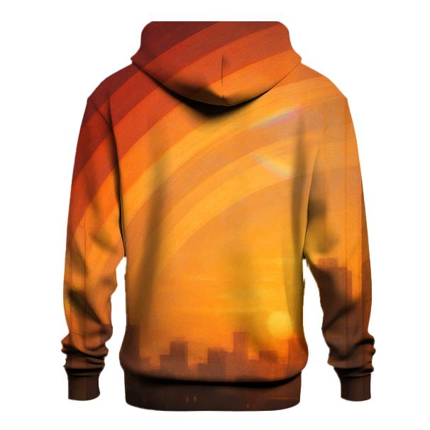 Sunset Prism Curve graphic hoodies