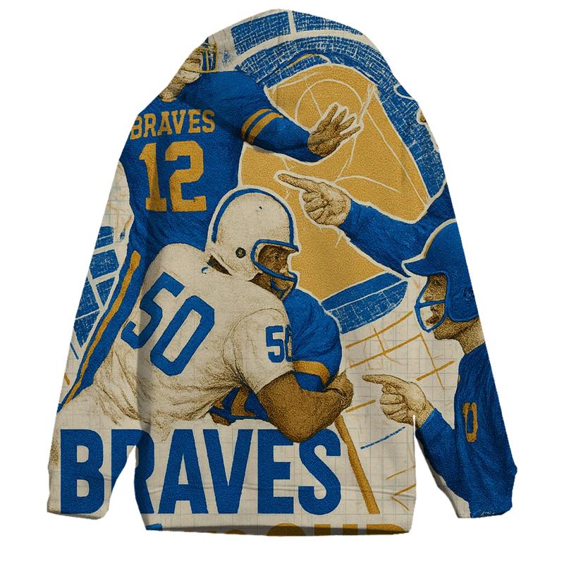 Seamless Rivalry Montage lightweight hoodies