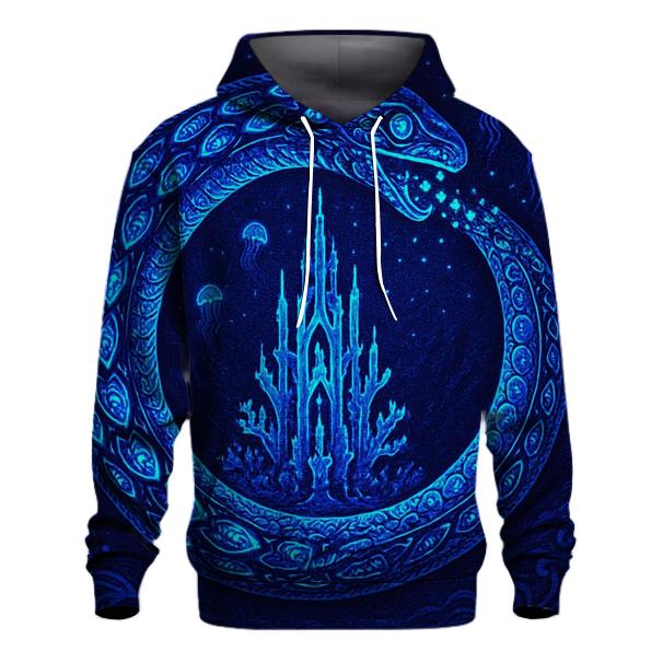 Bioluminescent Deep Coil hoodie styles