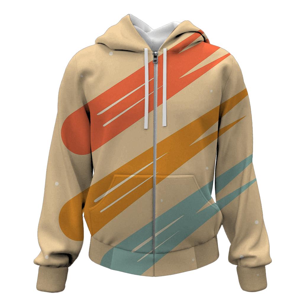 Comet Fan Overprint hoodie trends