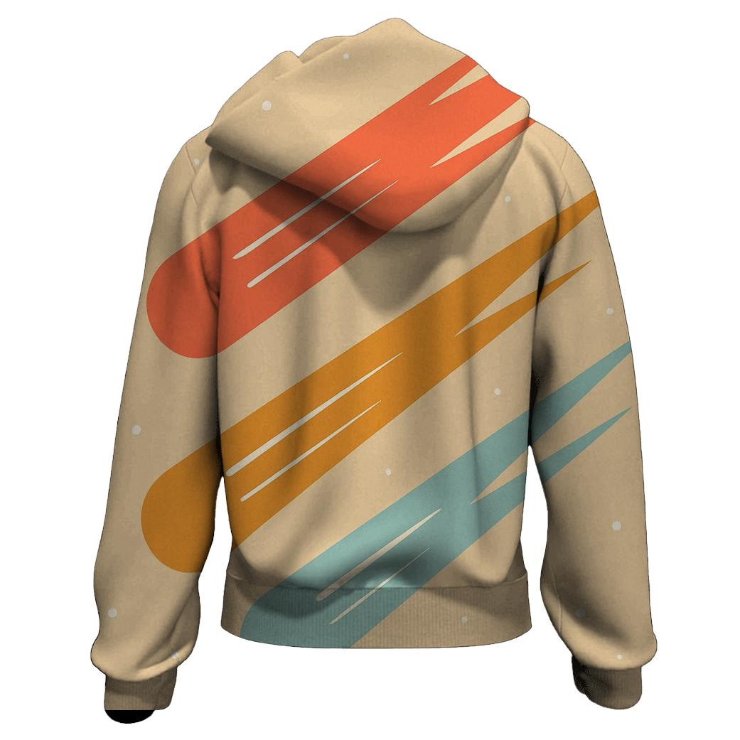 Comet Fan Overprint hoodie trends
