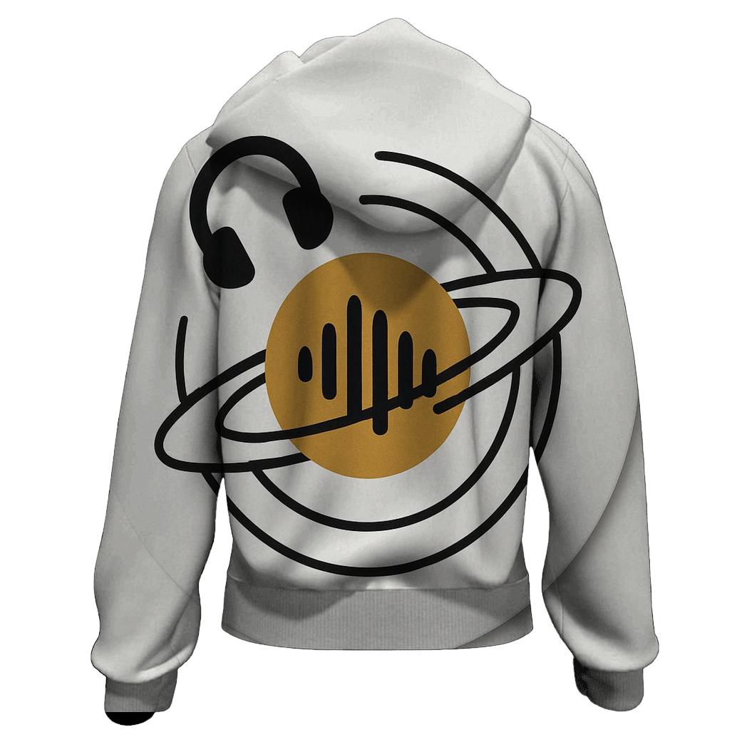 Headphone Orbit Minimal hoodie styles