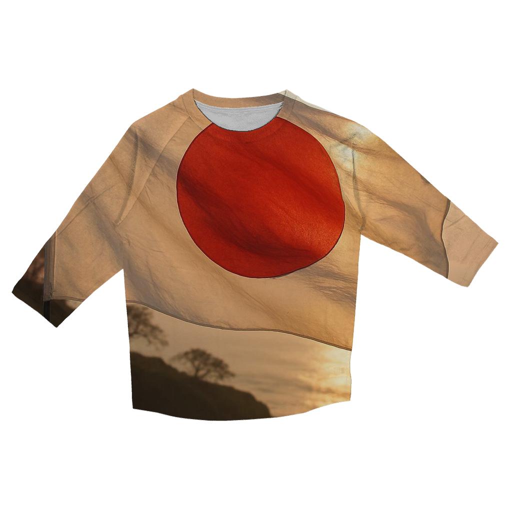 Japan Silk Dawn fashion 3/4 sleeve shirts