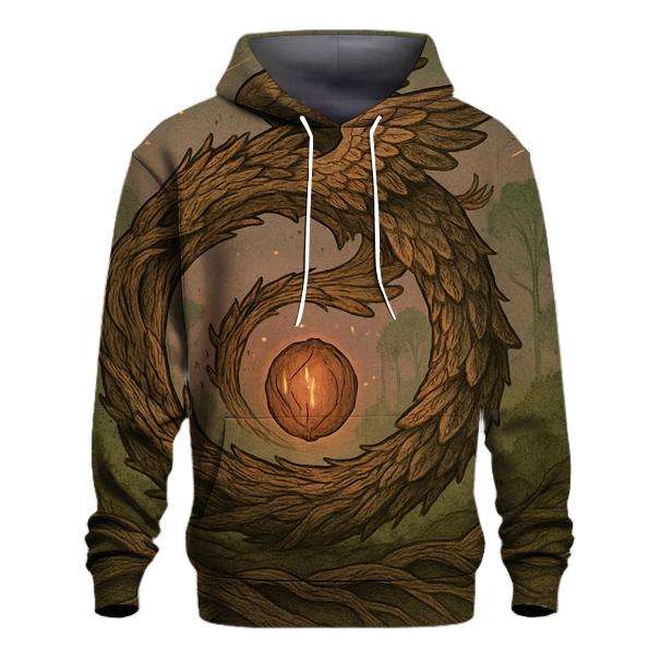Seed Of Rebirth Ouroboros zip-up hoodies