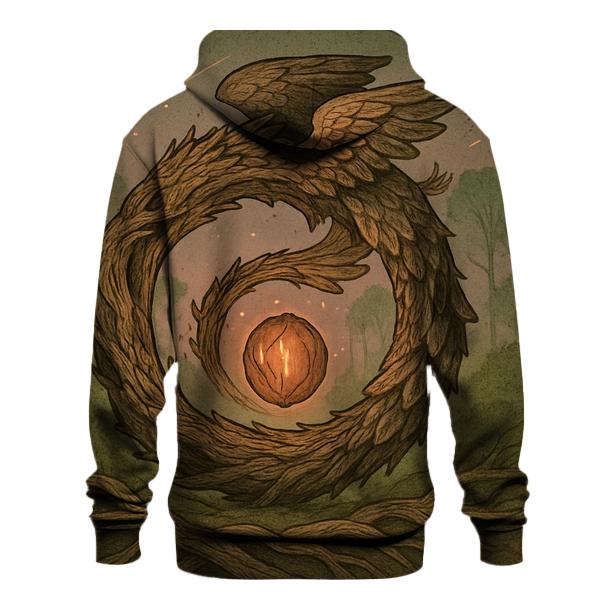 Seed Of Rebirth Ouroboros zip-up hoodies