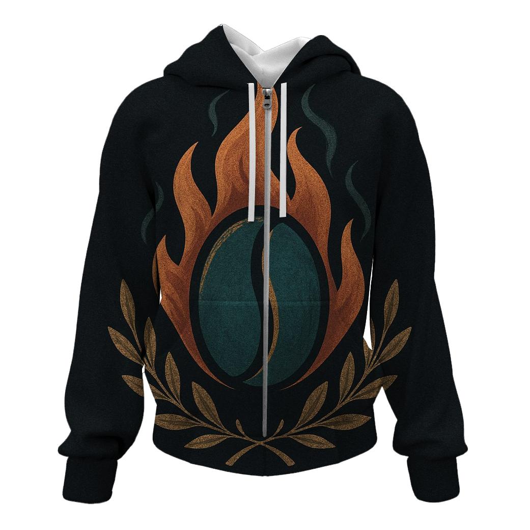 Roast Flame Emblem lightweight hoodies