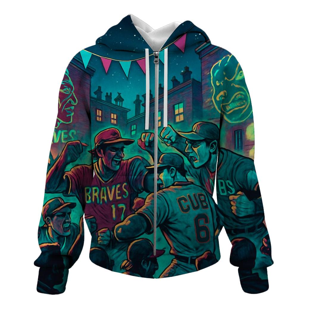 Midnight Pennant Rumble pullover hoodies