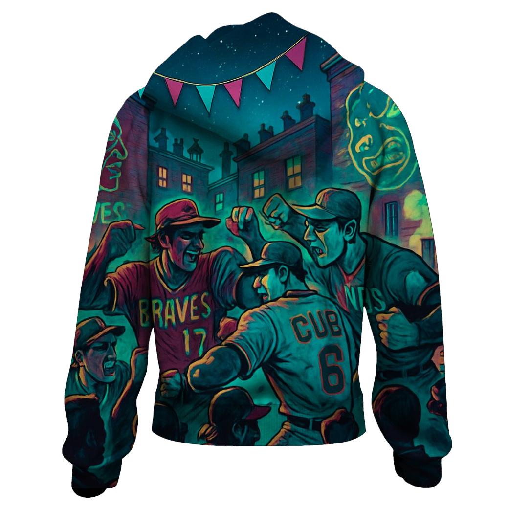 Midnight Pennant Rumble pullover hoodies