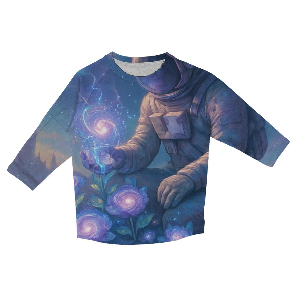 Quantum Garden stylish quarter sleeve tops