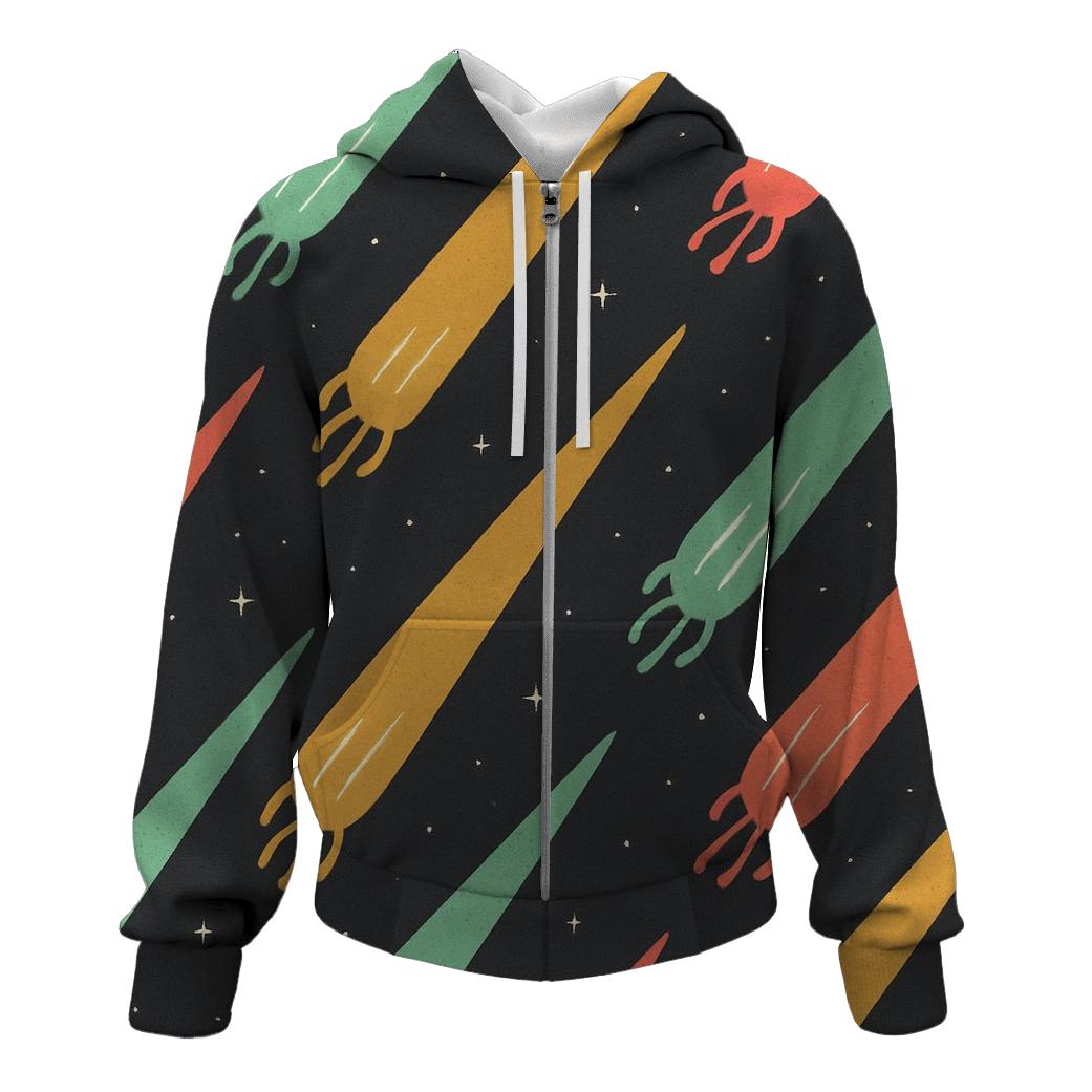 Meteor Curtain Sequence lightweight hoodies