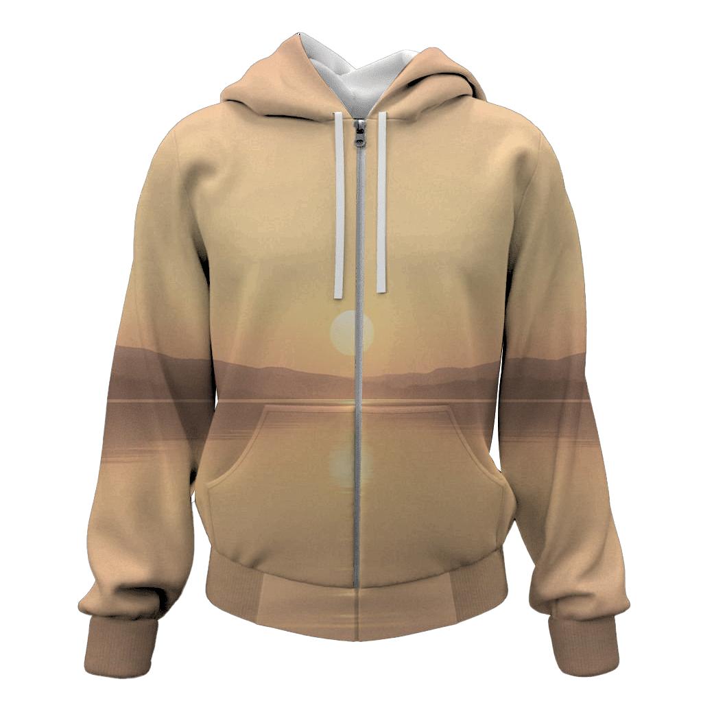 Dawn Reflection graphic hoodies