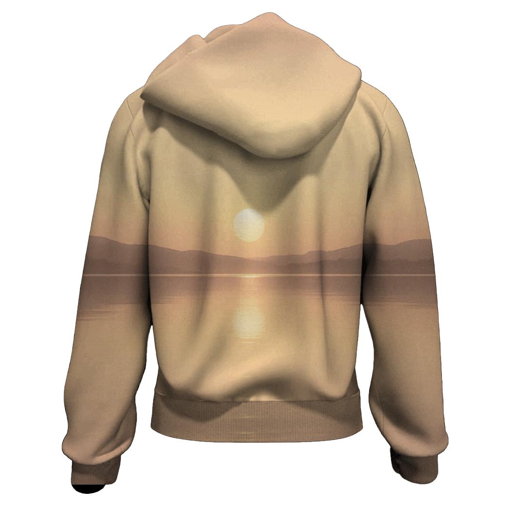 Dawn Reflection graphic hoodies