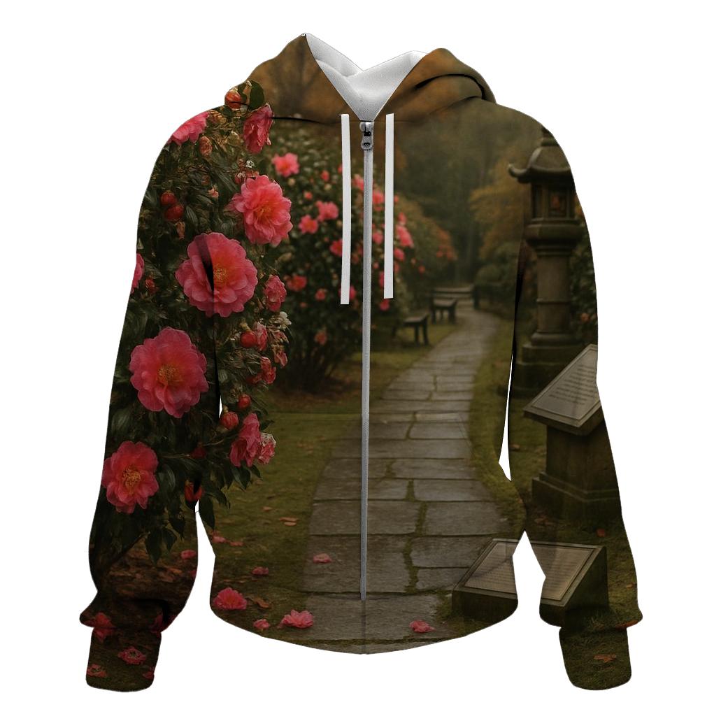 Historic Camellia Garden Path hoodie styles
