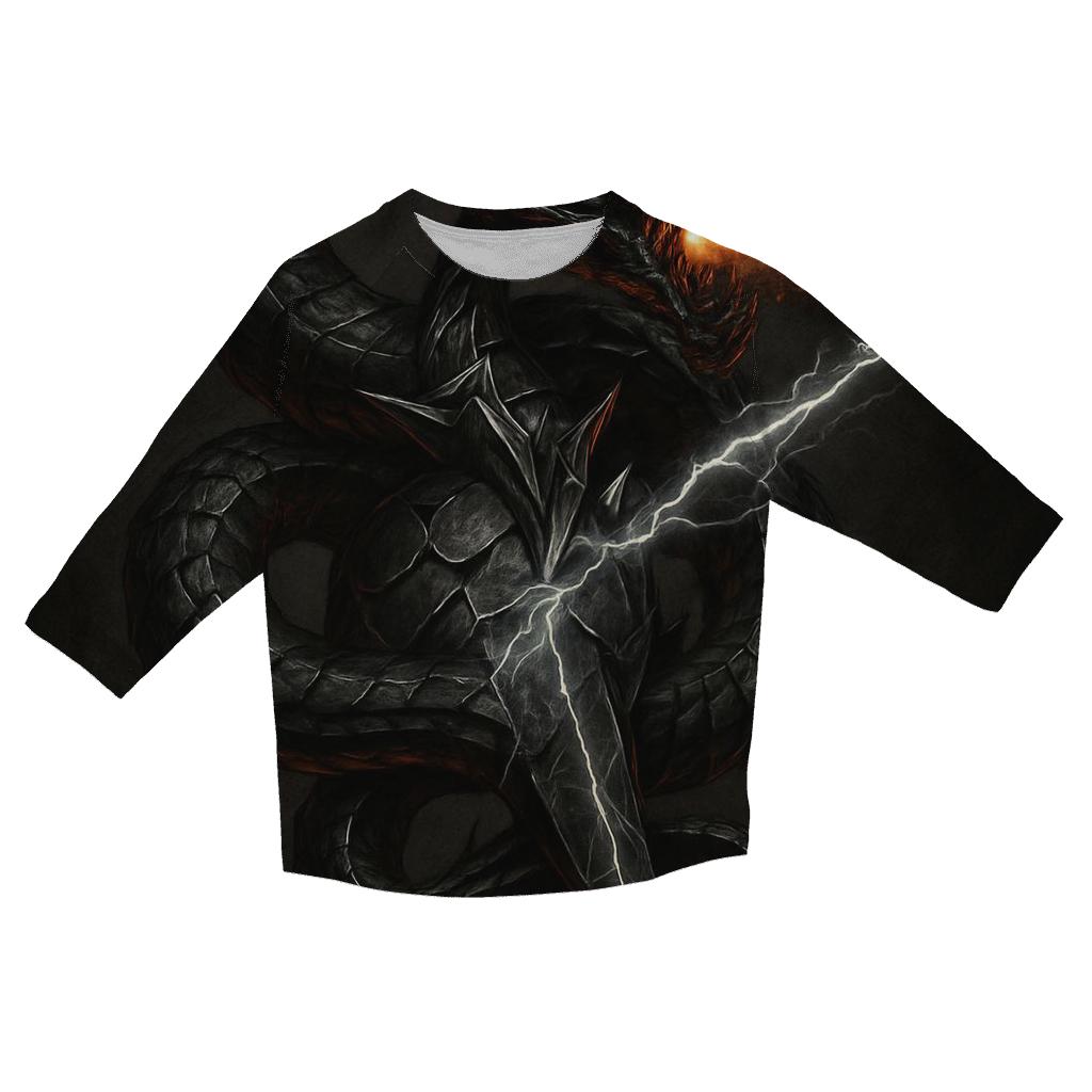 Ashen Serpent Dagger designer 3/4 sleeve blouses