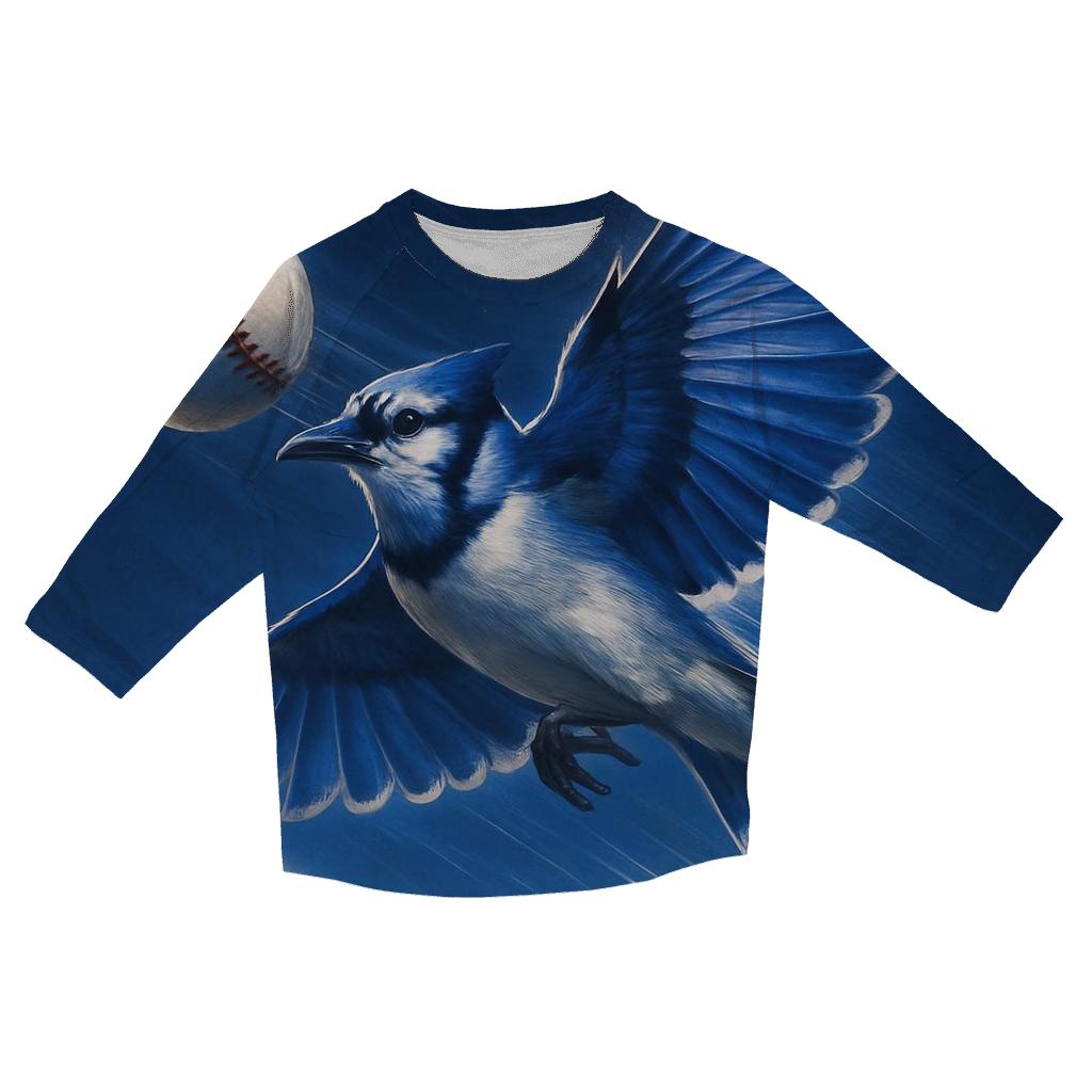 Blue Jays Ascend trendy 3/4 sleeve tops