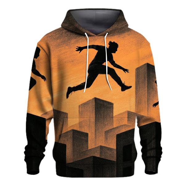 Parkour Urban Silhouette lightweight hoodies