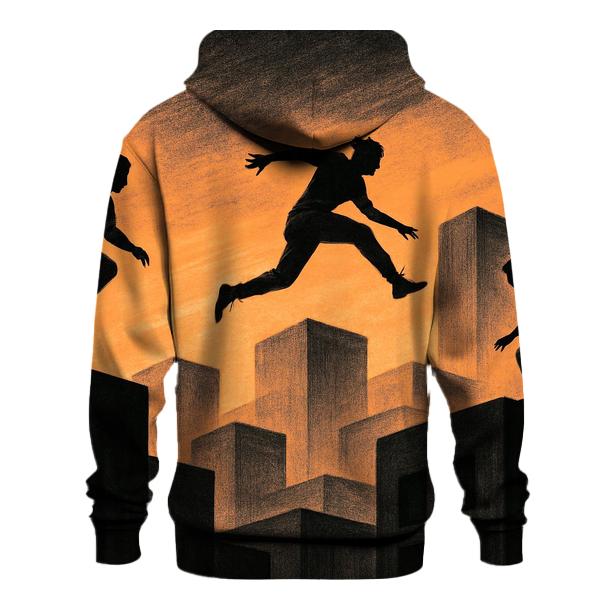 Parkour Urban Silhouette lightweight hoodies