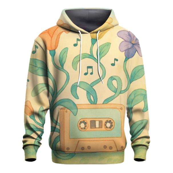 Cassette Tape Garden zip-up hoodies