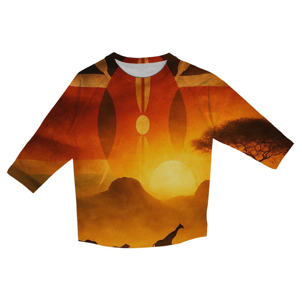Kenya Savannah Merge cotton quarter sleeve shirts
