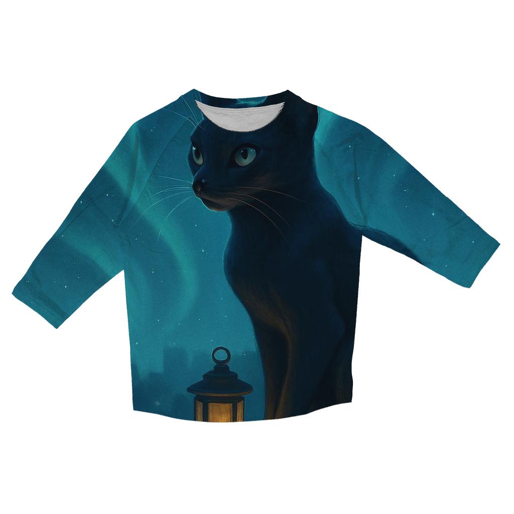 Aurora Alley Cat cotton quarter sleeve shirts