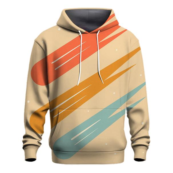 Comet Fan Overprint zip-up hoodies