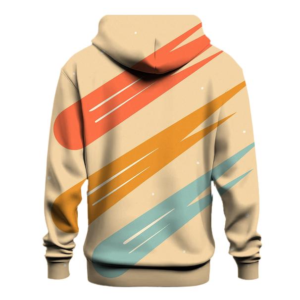 Comet Fan Overprint zip-up hoodies