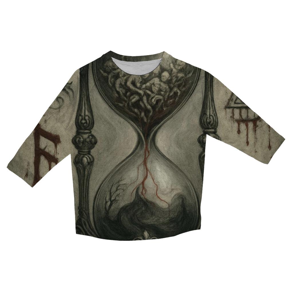 Hourglass Of Souls designer 3/4 sleeve blouses
