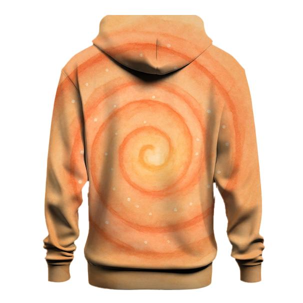 Gentle Spiral Path graphic hoodies