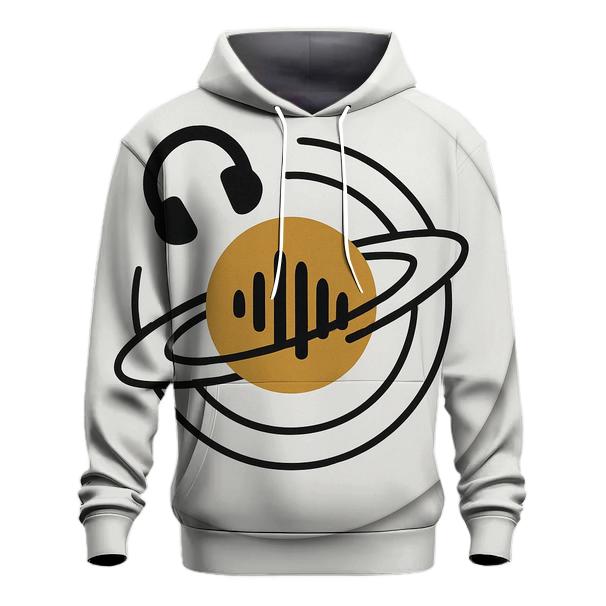 Headphone Orbit Minimal heavyweight hoodies