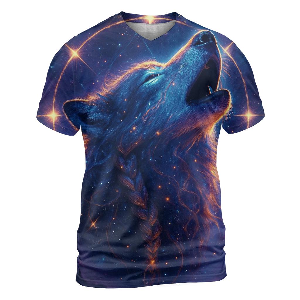 Nebula Howl Sentinel trendy printed shirt styles