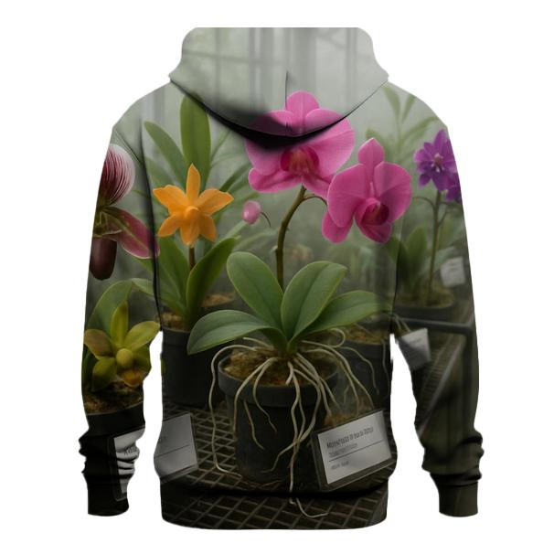 Greenhouse Orchid Conservation Rack graphic hoodies