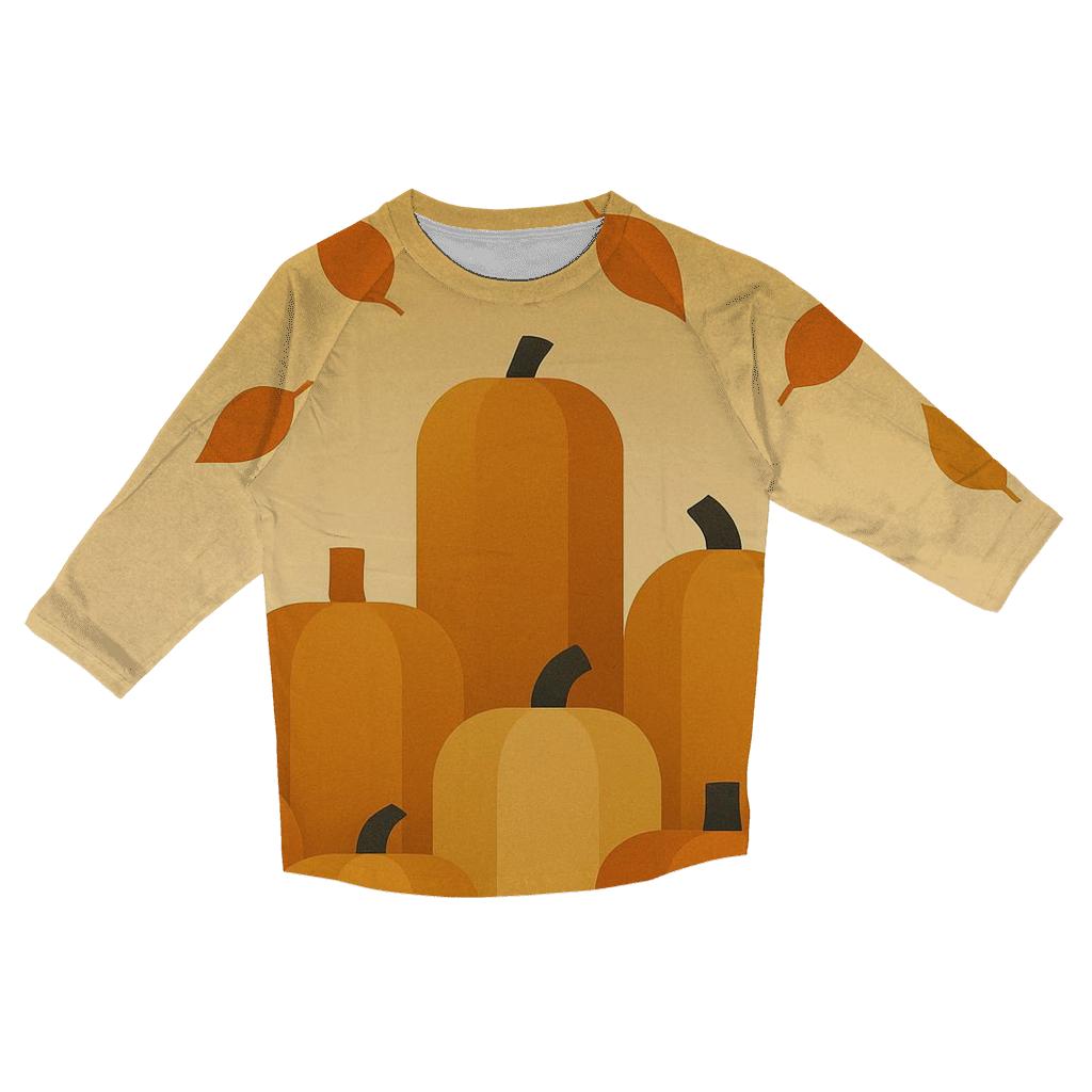 Pumpkin Patch Skyline trendy 3/4 sleeve tops