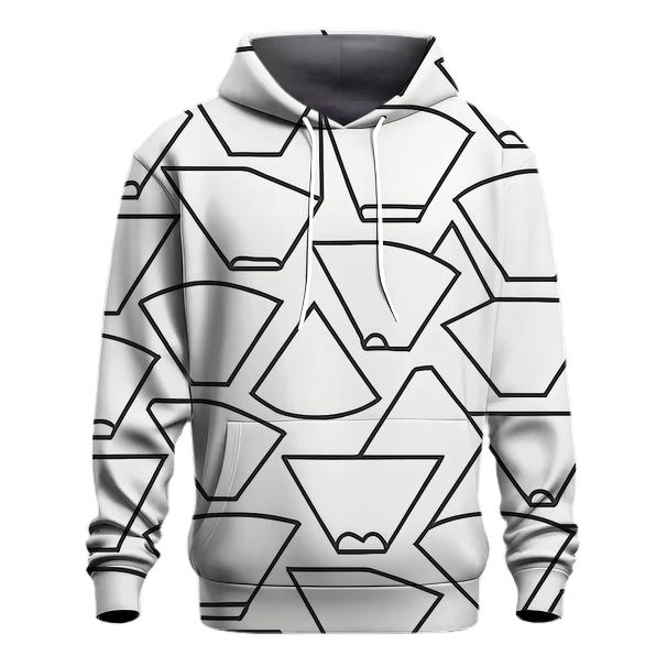 Filter Grid Geometry zip-up hoodies